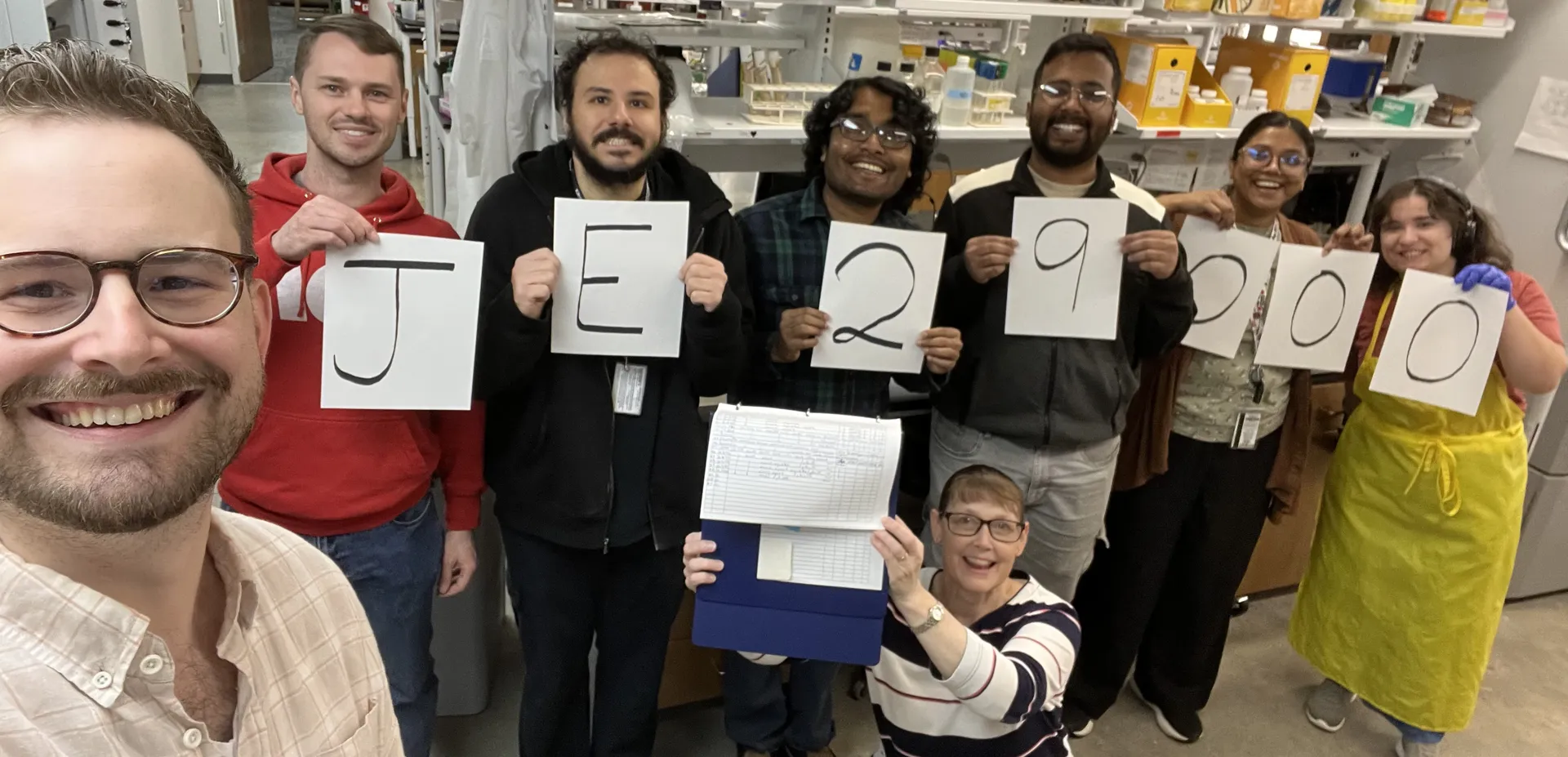 celebrating the 29,000th strain created in the lab